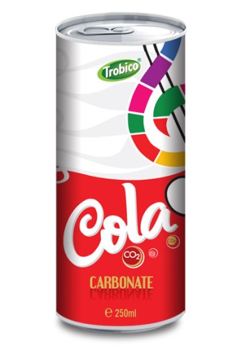 Trobico carbonated cola alu can 250ml